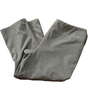 Eddie Bauer Leggings Womens Size XL Gray Cropped Paints
